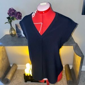 Ro & De navy blouse